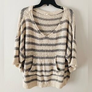 Easel Oversized Open Knit Sweater